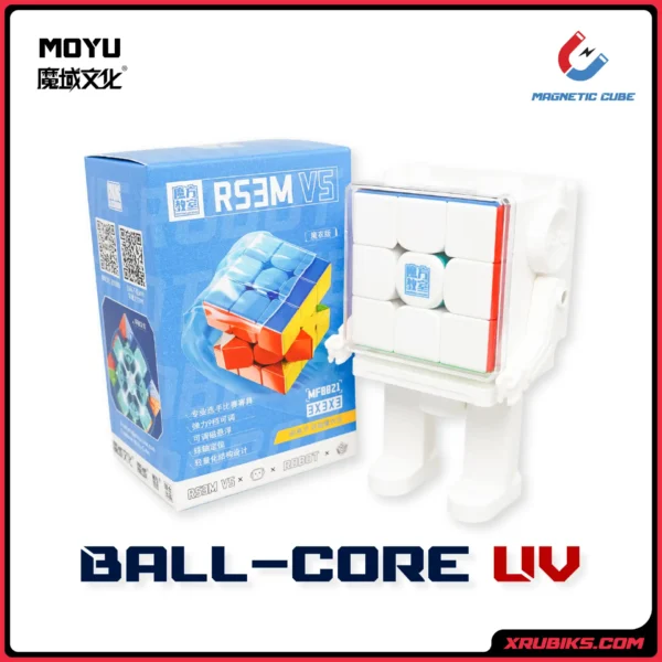 MoYu RS3 M V5 3x3 (Ball Core UV + Robot Cube Stand) 2023 (1)