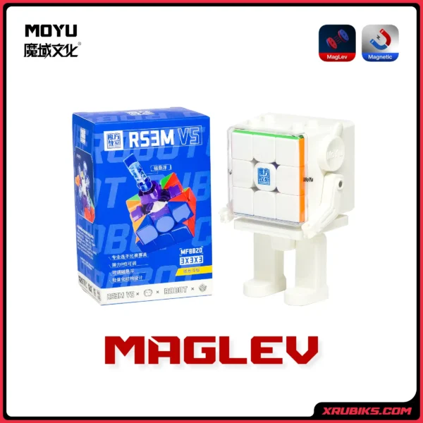 MoYu RS3 M V5 3x3 (MagLev + Robot Cube Stand) (2023)1