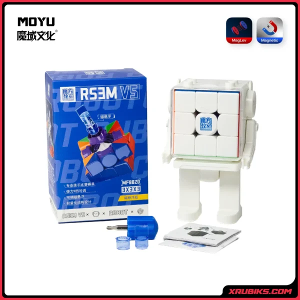 MoYu RS3 M V5 3x3 (MagLev + Robot Cube Stand) (2023)8