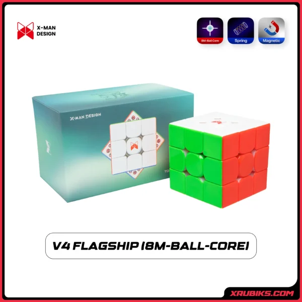 X Man Tornado V4 M 3x3 (8M BallCore) (Flagship) (2024)1V2
