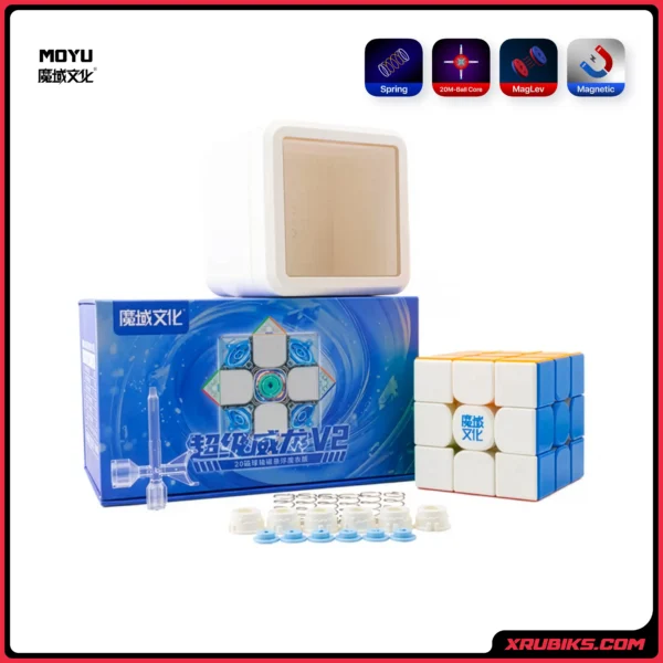 MoYu Super WeiLong 3x3 V2 (20 Magnet Ball Core + MagLev + UV) (2025)1