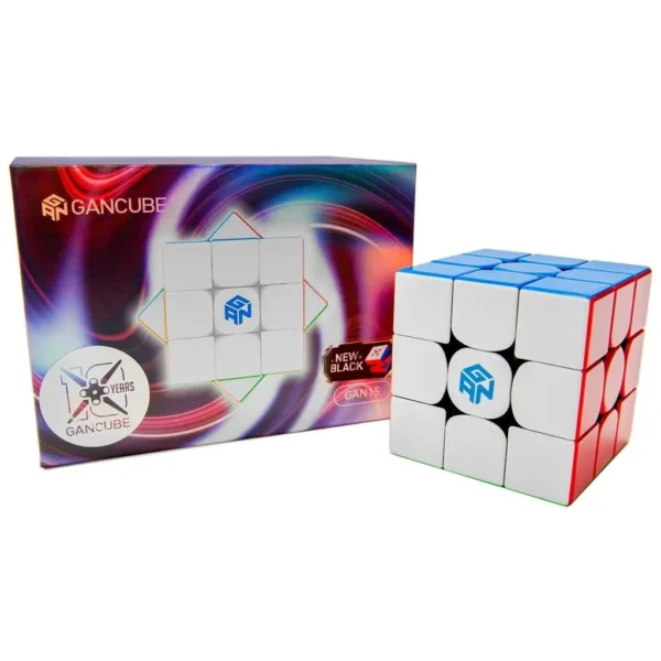 GAN 15 3x3 (Magnetic + Ball-Core + UV Coated) — Black