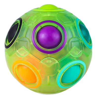 QiYi Rainbow Ball (12 Holes, Glow in the Dark) - 3